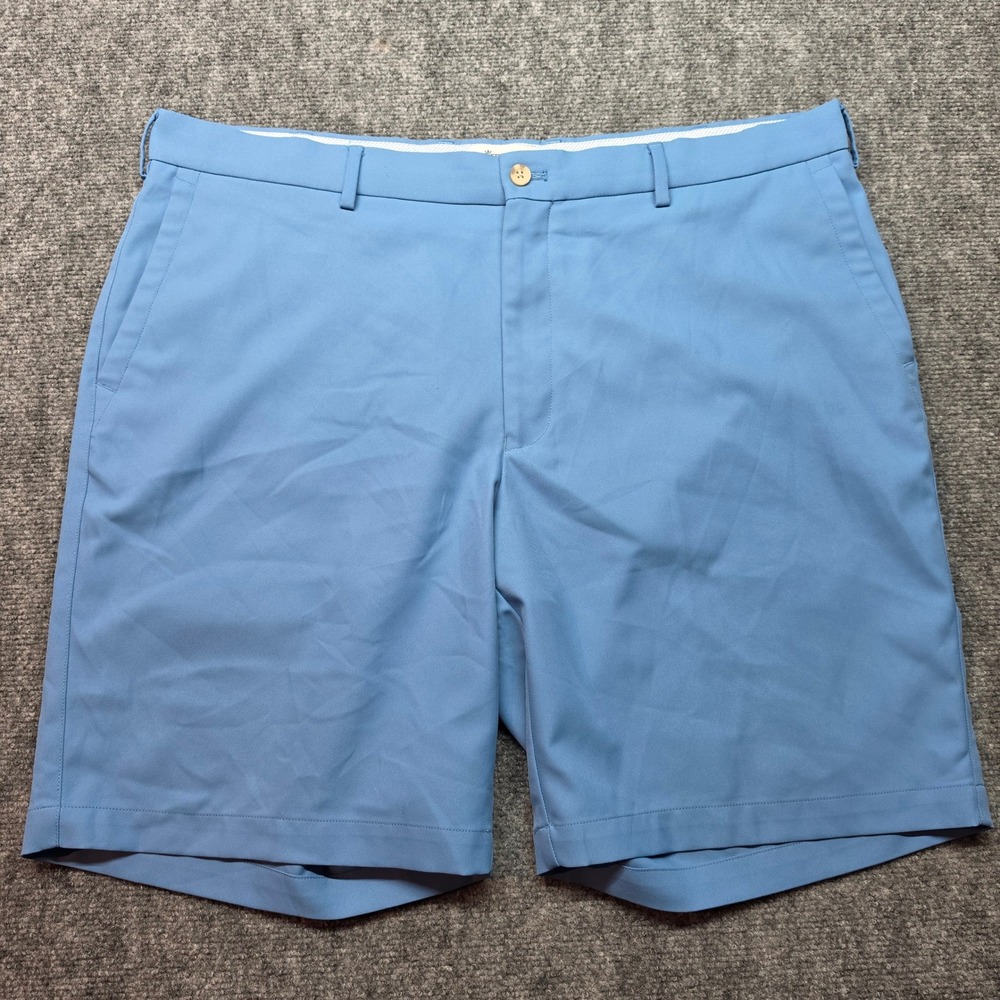 Peter Millar Crown Sport Mens Golf Shorts Lake Blue Performance MS20EB82 Size 40